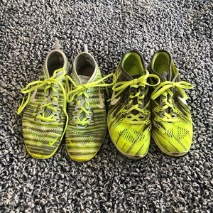 Nike Free RN 5.0 Running Shoes Size 6 BUNDLE